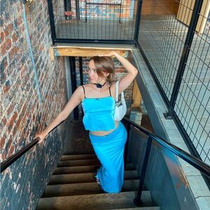 Edikted Silk Skirt Set